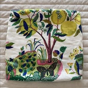 Schumacher Citrus Garden Linen Pillow Cover